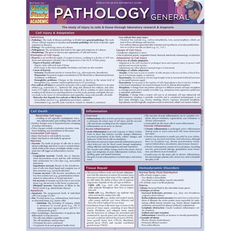 Barcharts Pathology - General Quickstudy Easel 9781423216568